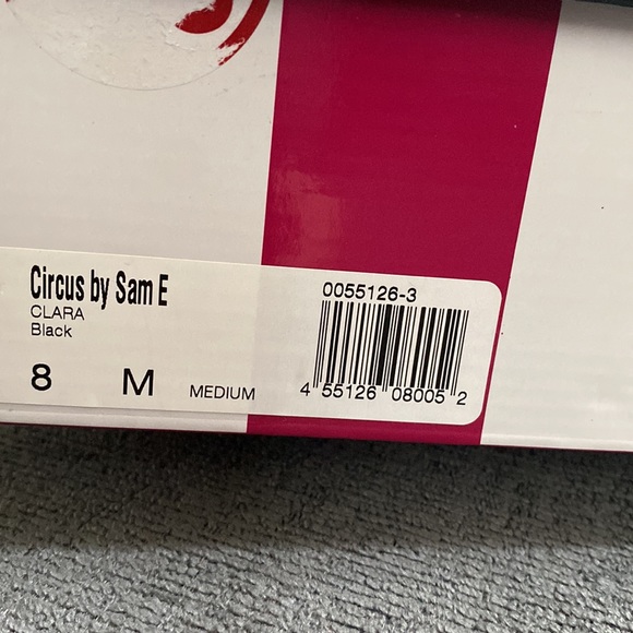 Circus Sam Edelman Women's Size 8 MBlack Wedge High Heels Platform Clara - Picture 4 of 4